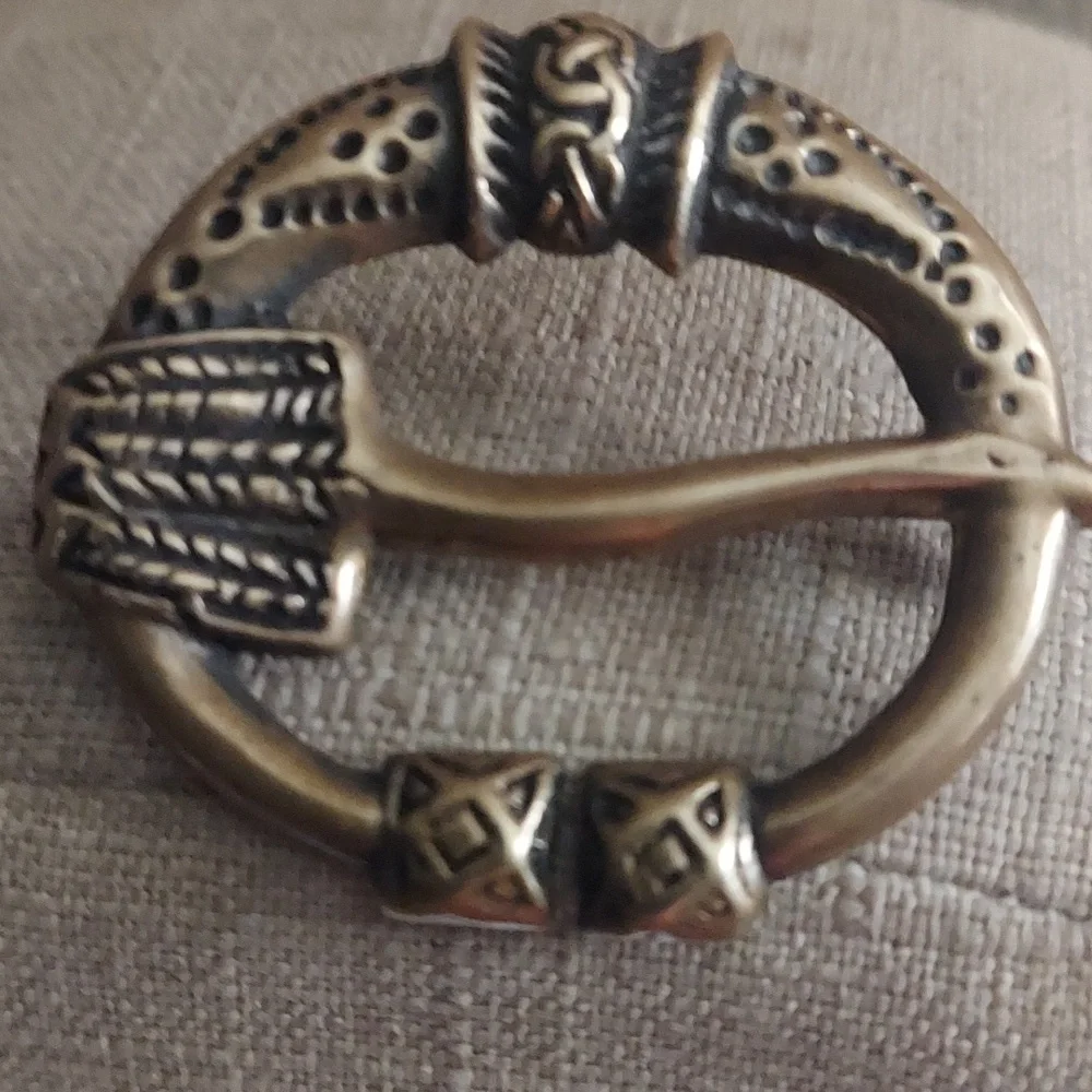 Vintage Kalevala koru Finnish Scandinavian Buckle brooch Pin Kalusmala Virusmäki
